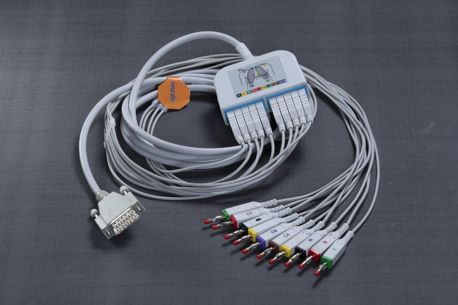 10 lead ecg cable detachable 
