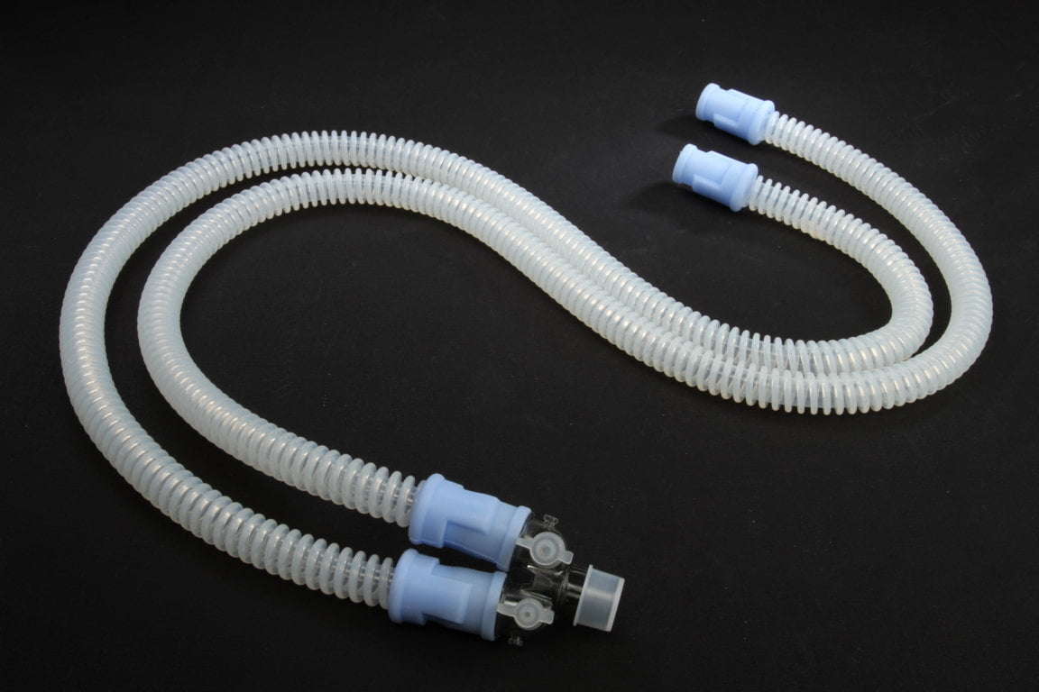 Plain anesthesia breathing circuit